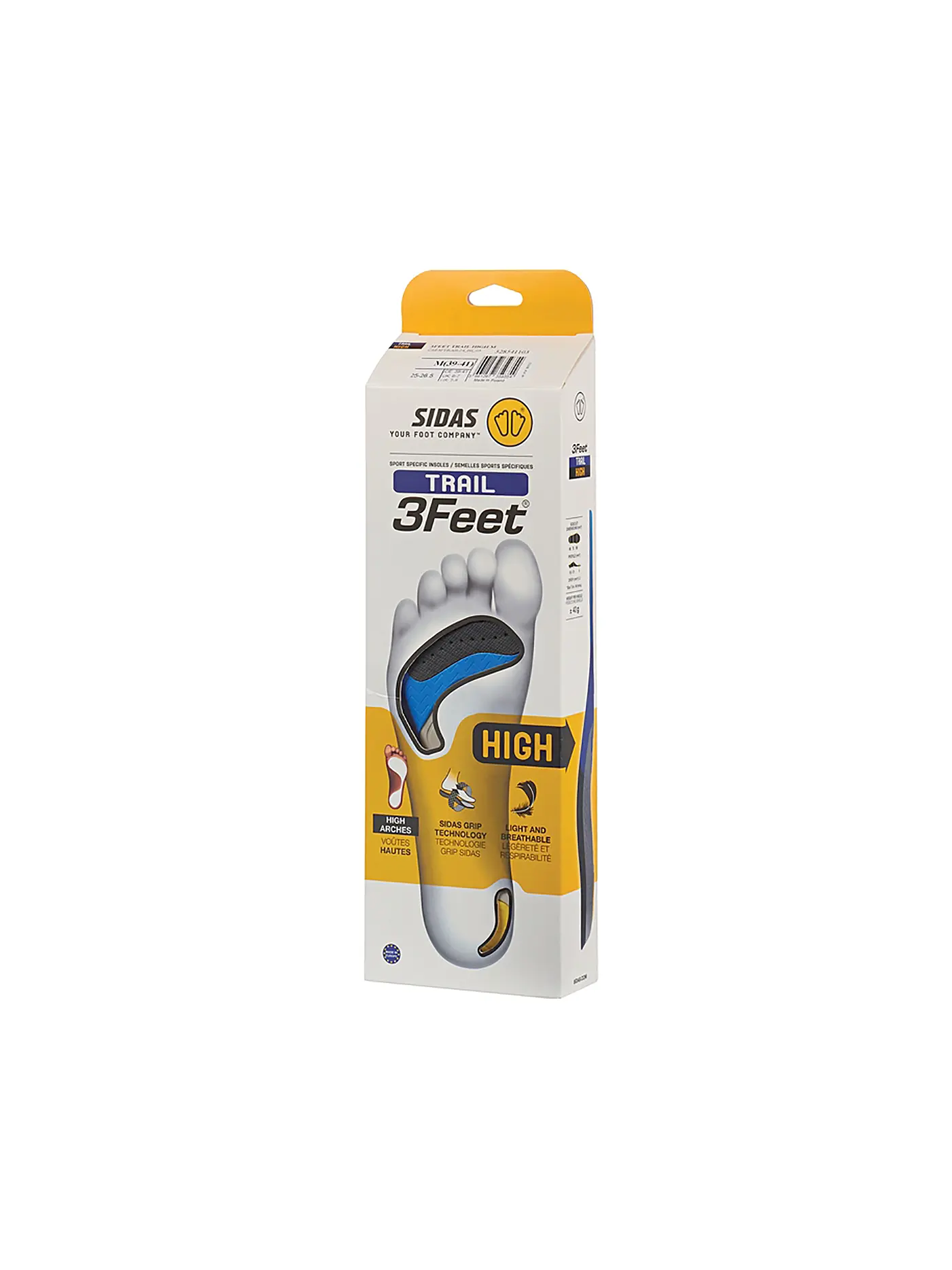 SIDAS | Laufeinlagen 3Feet Trail High | 